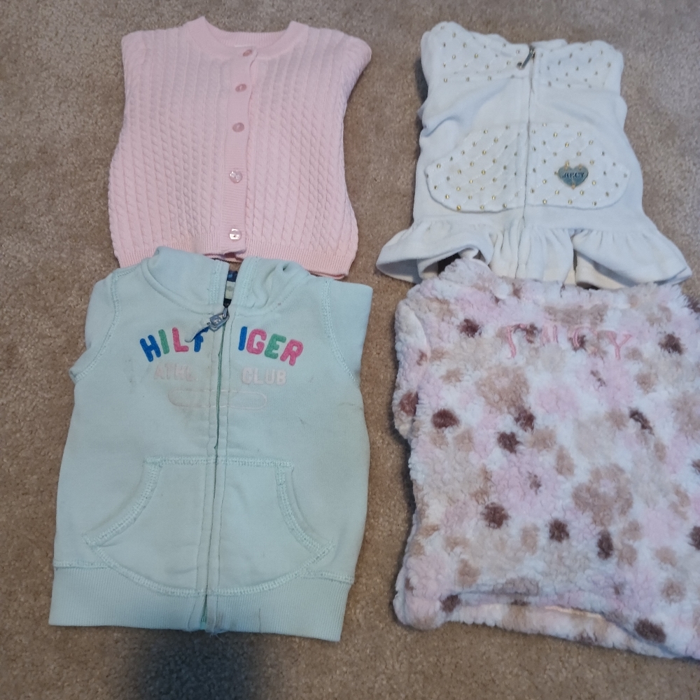 Baby girl sweat jackets
